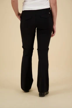 Pantalon Poppy Flared Zwart