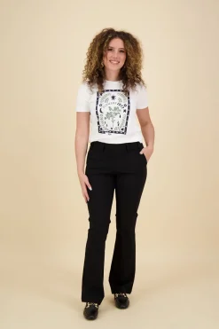 Pantalon Poppy Flared Zwart