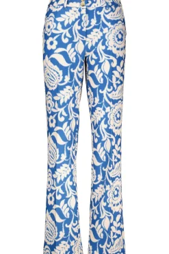 Pantalon Printed Blauw
