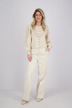 Pantalon Shine Creme