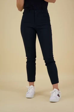 Pantalon Solvej-Ankle Donkerblauw