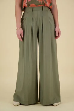 Pantalon Thea Groen