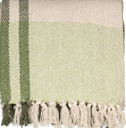 Plaid Smaragdgrøn Groen