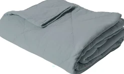 Plaid Throw Blauw