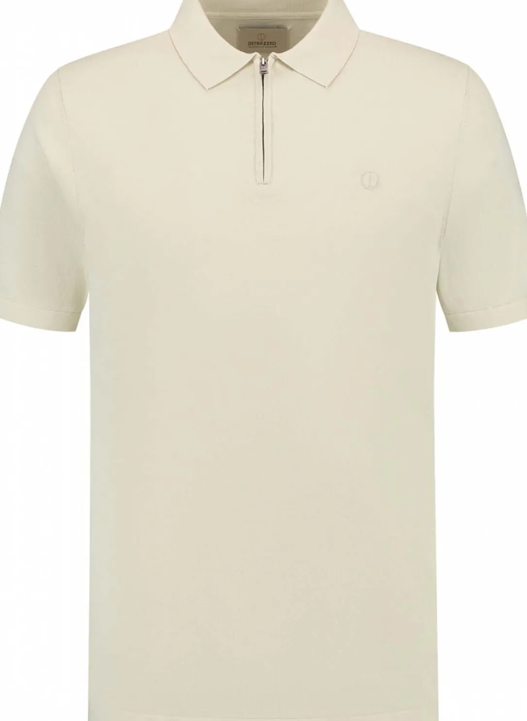 Polo Dorian Zip Grijs