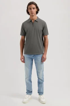 Polo Dorian Zip  Groen