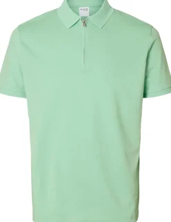 Polo Fave Zip Groen