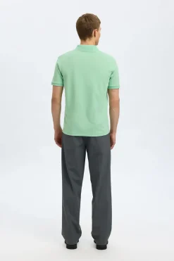 Polo Fave Zip Groen