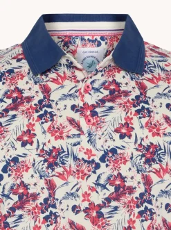 Polo Floral Blauw