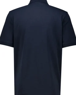 Polo Interlock Blauw