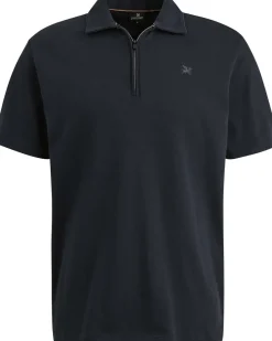 Polo Interlock Blauw
