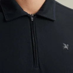 Polo Interlock Blauw