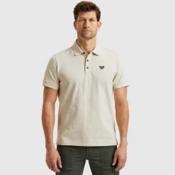 Polo Jacquard Beige