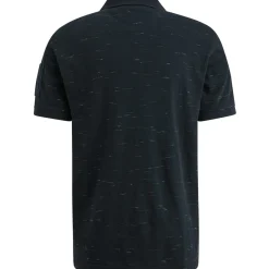 Polo Jacquard Blauw