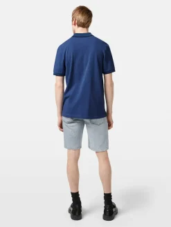 Polo Melange Blauw