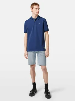 Polo Melange Blauw