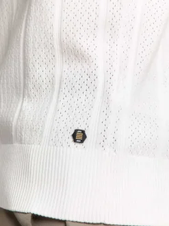 Polo Pullover Wit
