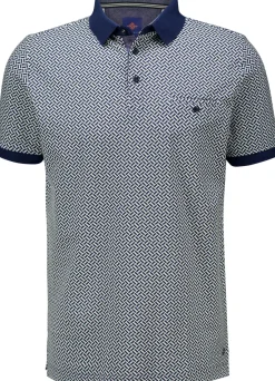 Polo Roated Blocks Groen