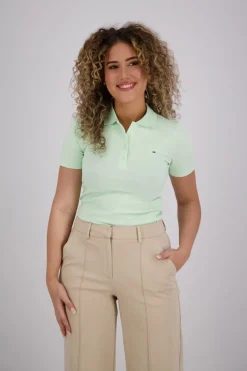 Polo Slim Pique Groen