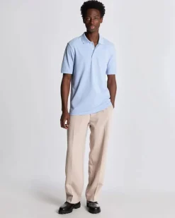 polo tonal Blauw