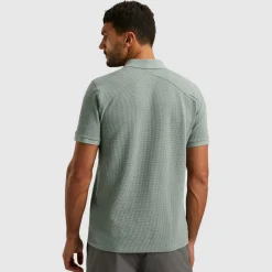 Polo Waffl Blauw