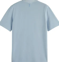 Polo Washed Chest Pocket Blauw