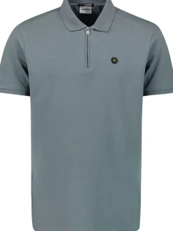 Polo Zip Blauw