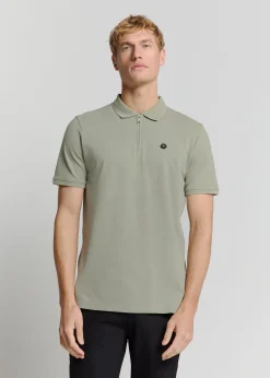 Polo Zip Grijs