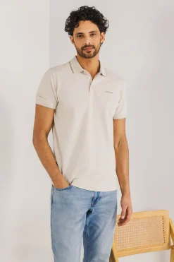 Poloshirt Beige