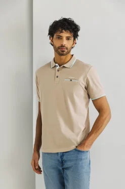 Poloshirt Beige