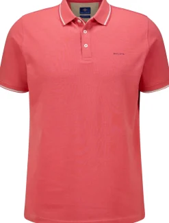 Poloshirt 2-tone Oxford Oranje