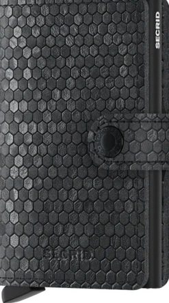Portemonnee Miniwallet Hexagon Zwart
