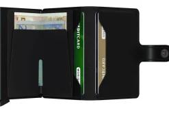 Portemonnee Miniwallet Matte Zwart