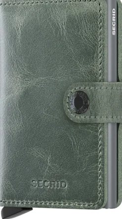 Portemonnee Miniwallet Vintage Groen