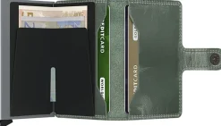 Portemonnee Miniwallet Vintage Groen