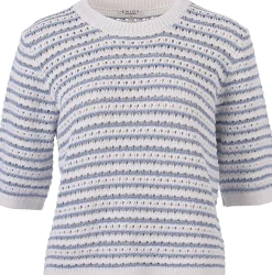 Pull halve mouw Blauw