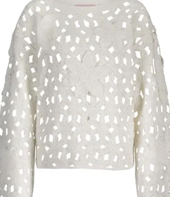 Pullover Amarey Flower  Wit