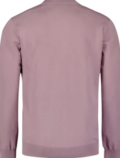 Pullover Half Zip Paars