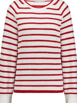 Pullover Josh Stripe  Wit