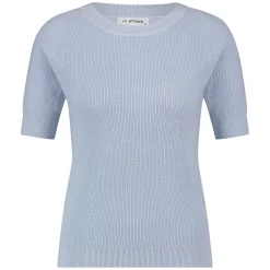 Pullover Olive Rib Blauw