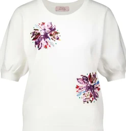 Pullover Omira Flower  Wit