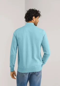 Pullover Sportzip Pl Blauw