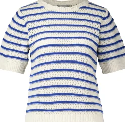 Pullover Stripes Ajour Wit