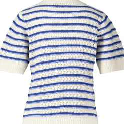 Pullover Stripes Ajour Wit