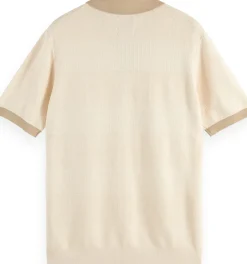 Regular-fit knitted tone on tone st Bruin