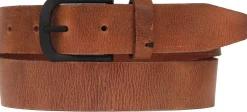 Riem Cognac Zwarte Gesp