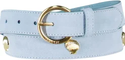 Riem Studded Shell Blauw