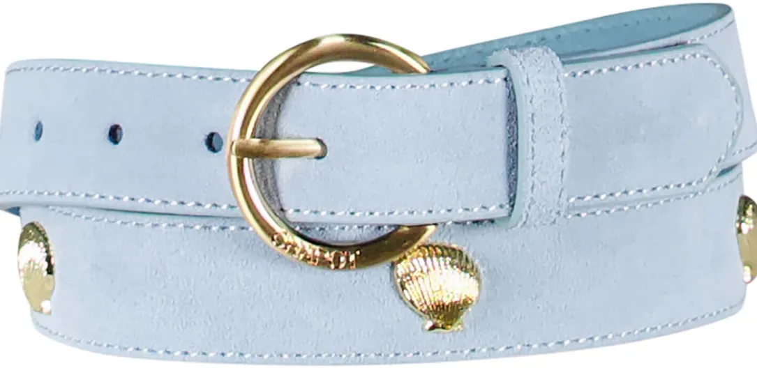 Riem Studded Shell Blauw