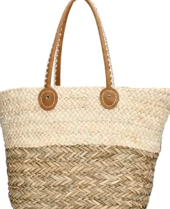 Rieten Mand Beige