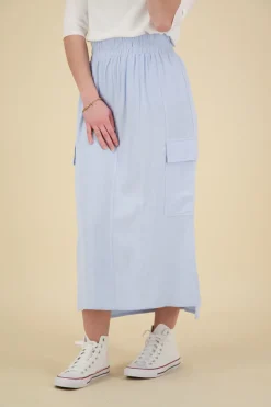 Rok Linnen Blauw